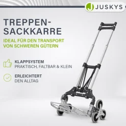 Klappbare Treppensackkarre bis 80 kg
