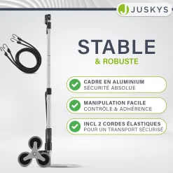 Klappbare Treppensackkarre bis 80 kg