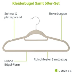 Kleiderbügel - Samt