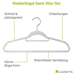 Kleiderbügel - Samt