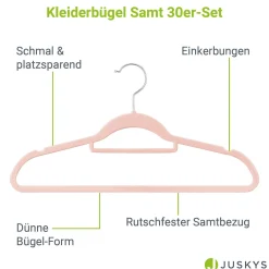 Kleiderbügel - Samt