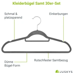 Kleiderbügel - Samt