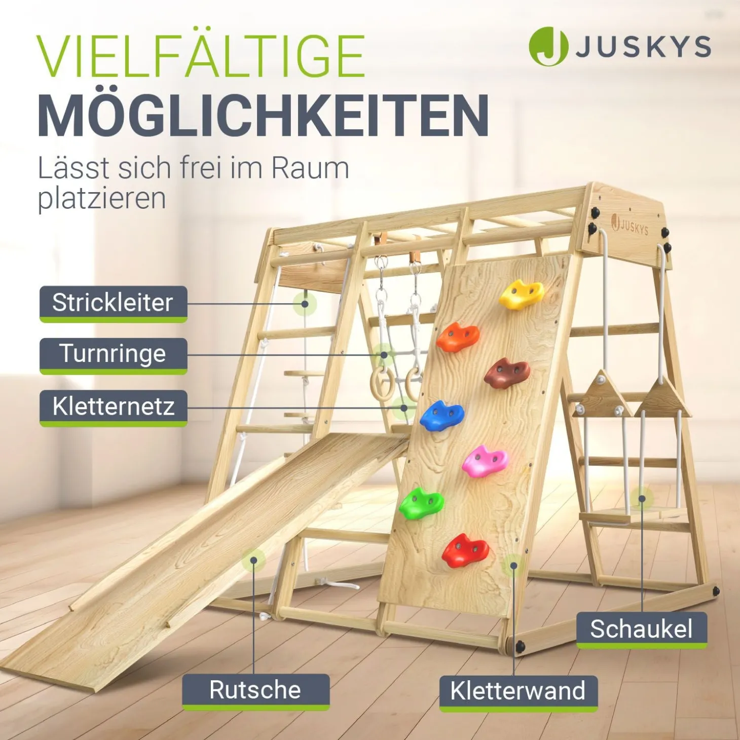 Klettergerüst Indoor für Kinder
