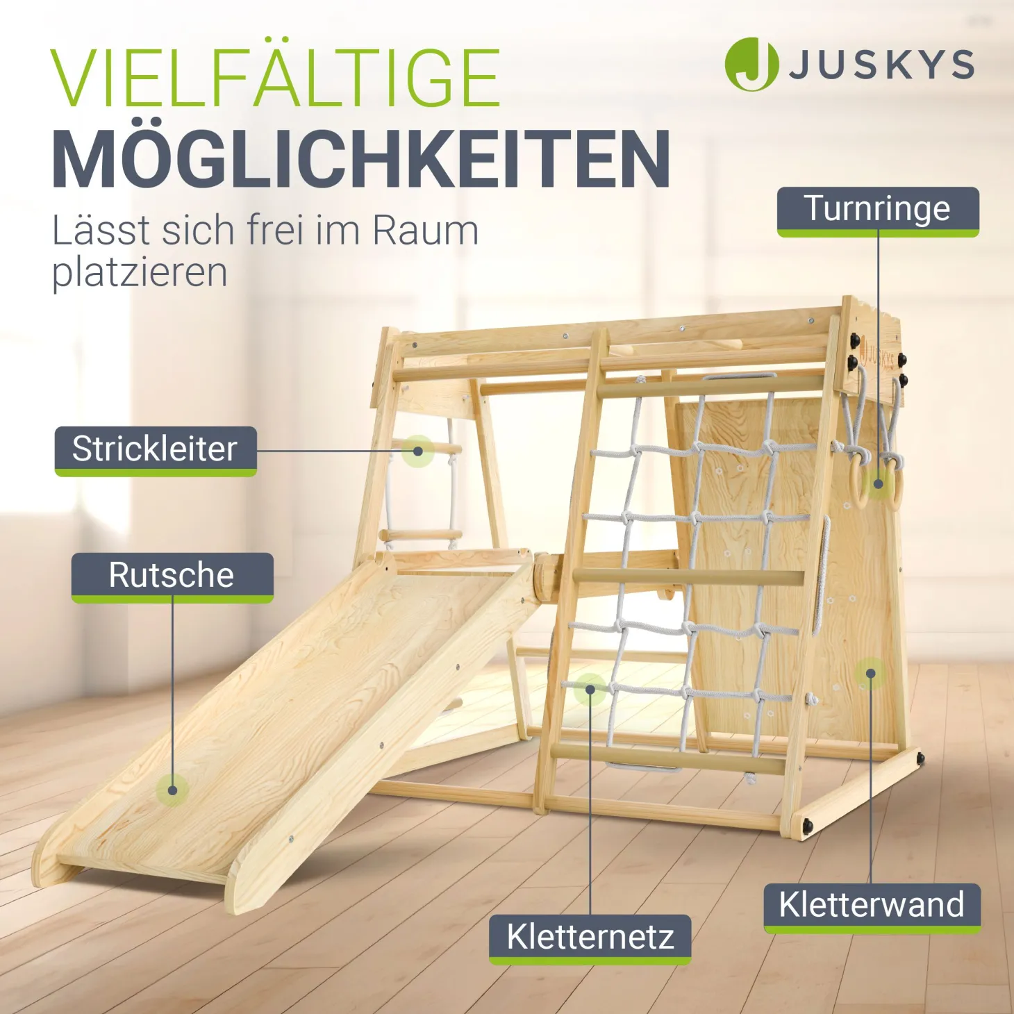 Klettergerüst Indoor für Kinder