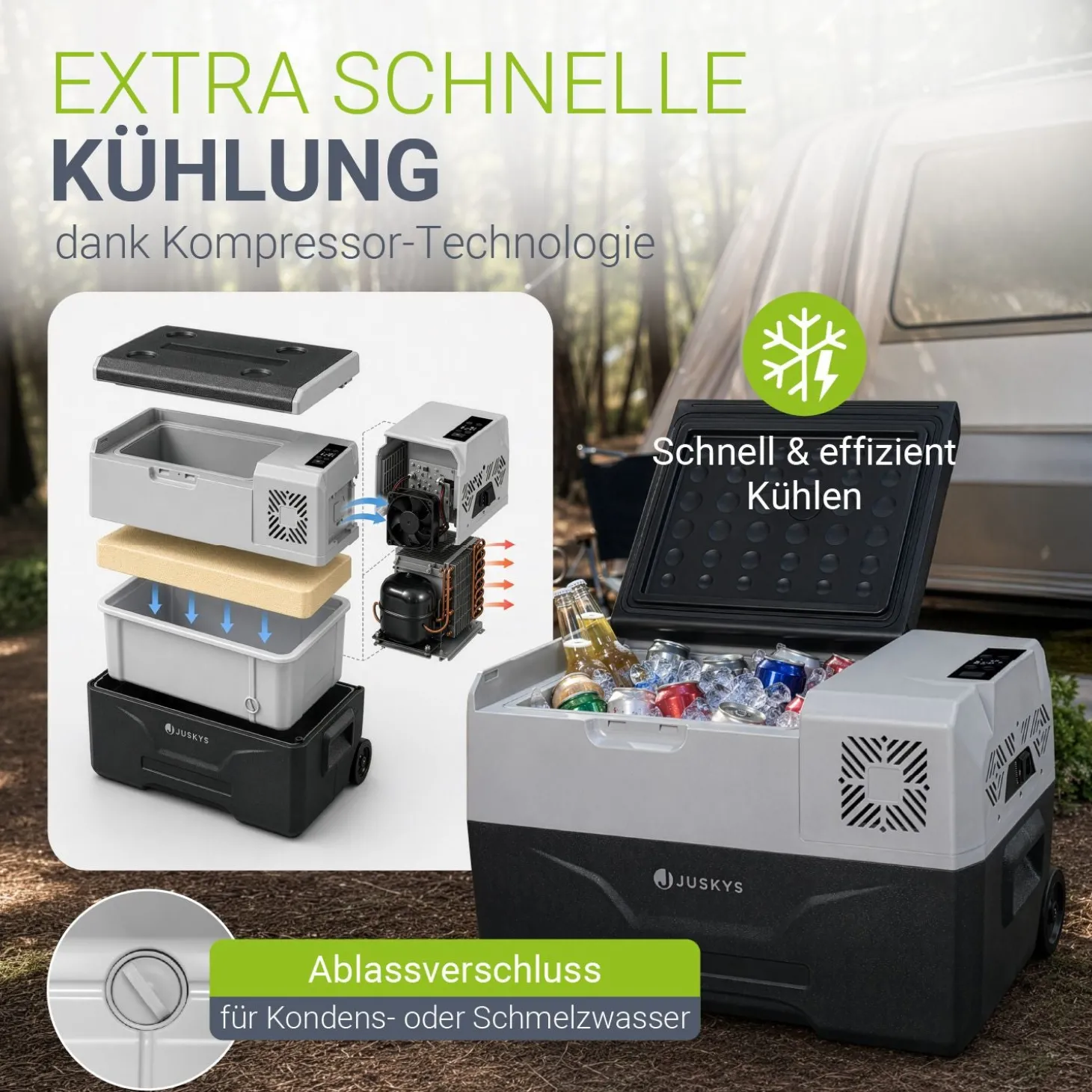 Kompressor Kühlbox Yukon 30l oder 50l