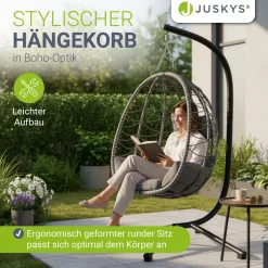 Korbhängesessel Aria inklusive Gestell