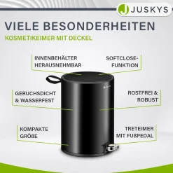Kosmetikeimer mit Deckel