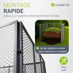 Metall Komposter für Gartenabfälle