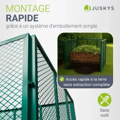 Metall Komposter für Gartenabfälle