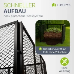 Metall Komposter für Gartenabfälle