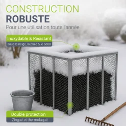 Metall Komposter für Gartenabfälle