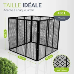 Metall Komposter für Gartenabfälle