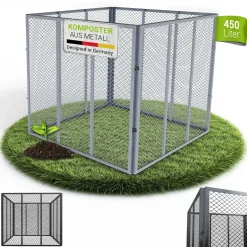 Metall Komposter für Gartenabfälle