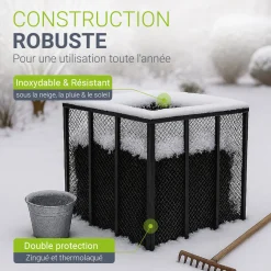 Metall Komposter für Gartenabfälle