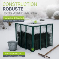 Metall Komposter für Gartenabfälle