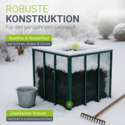 Metall Komposter für Gartenabfälle