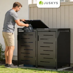 Metall Mülltonnenbox Arel