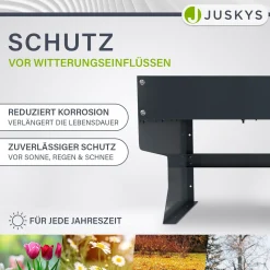 Mähroboter Garage mit Pflanzkasten