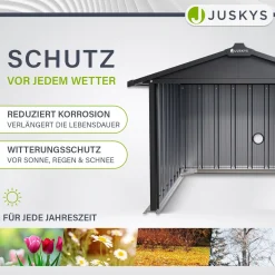 Mähroboter Garage mit Satteldach