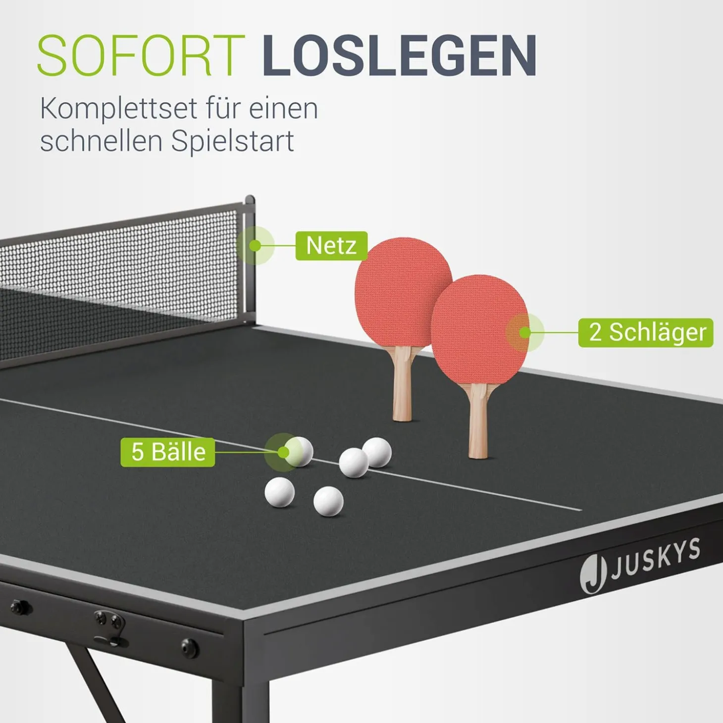 Mini Tischtennisplatte Flexi