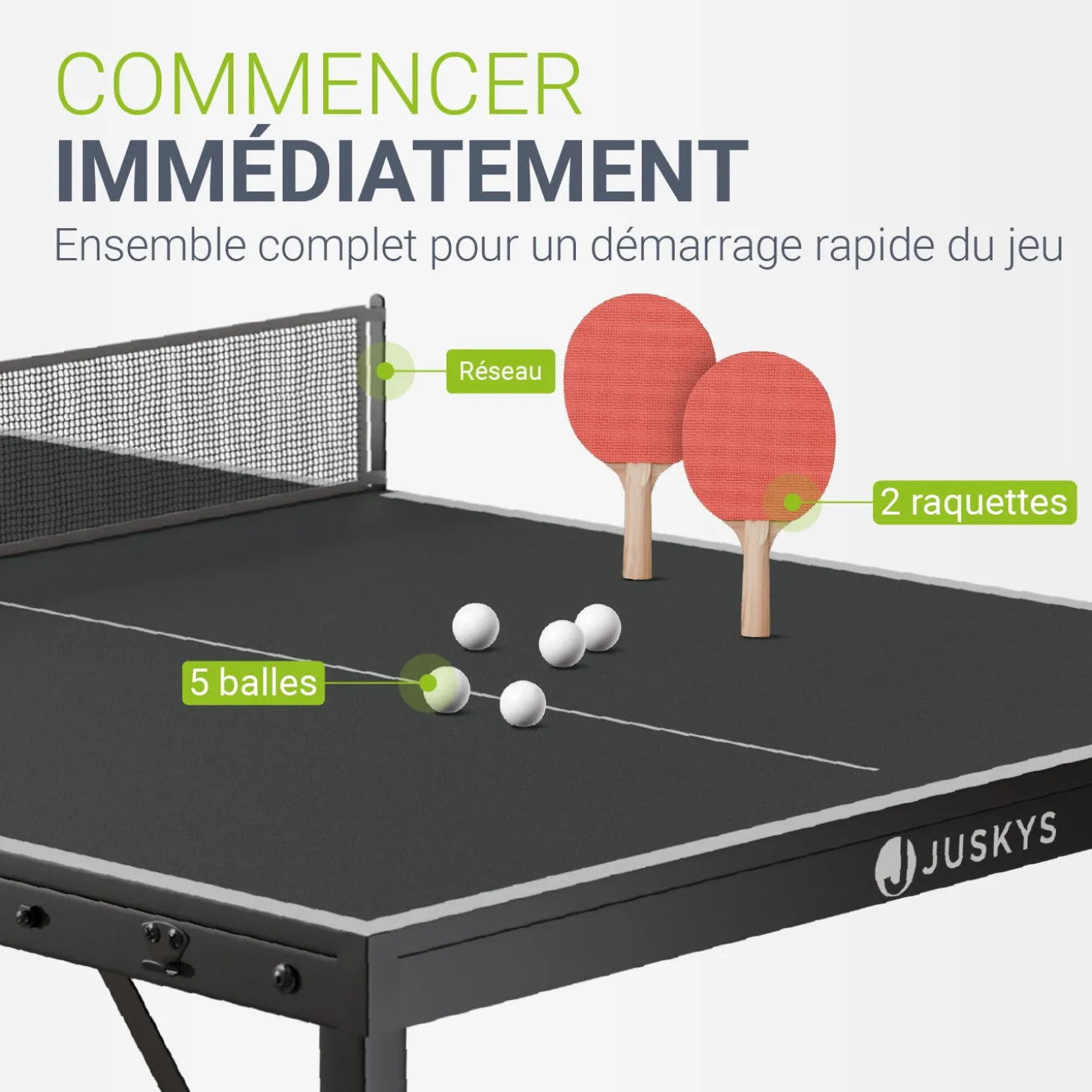 Mini Tischtennisplatte Flexi