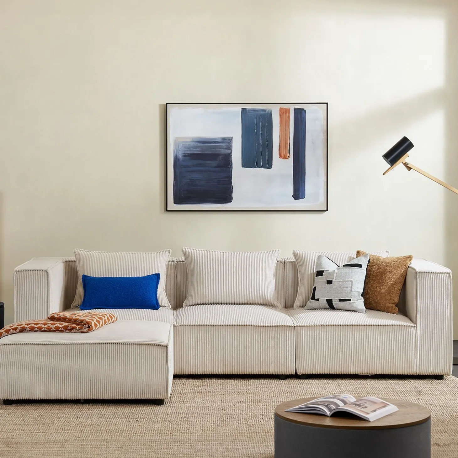 Modulares Sofa Domas L - 3 Sitzer