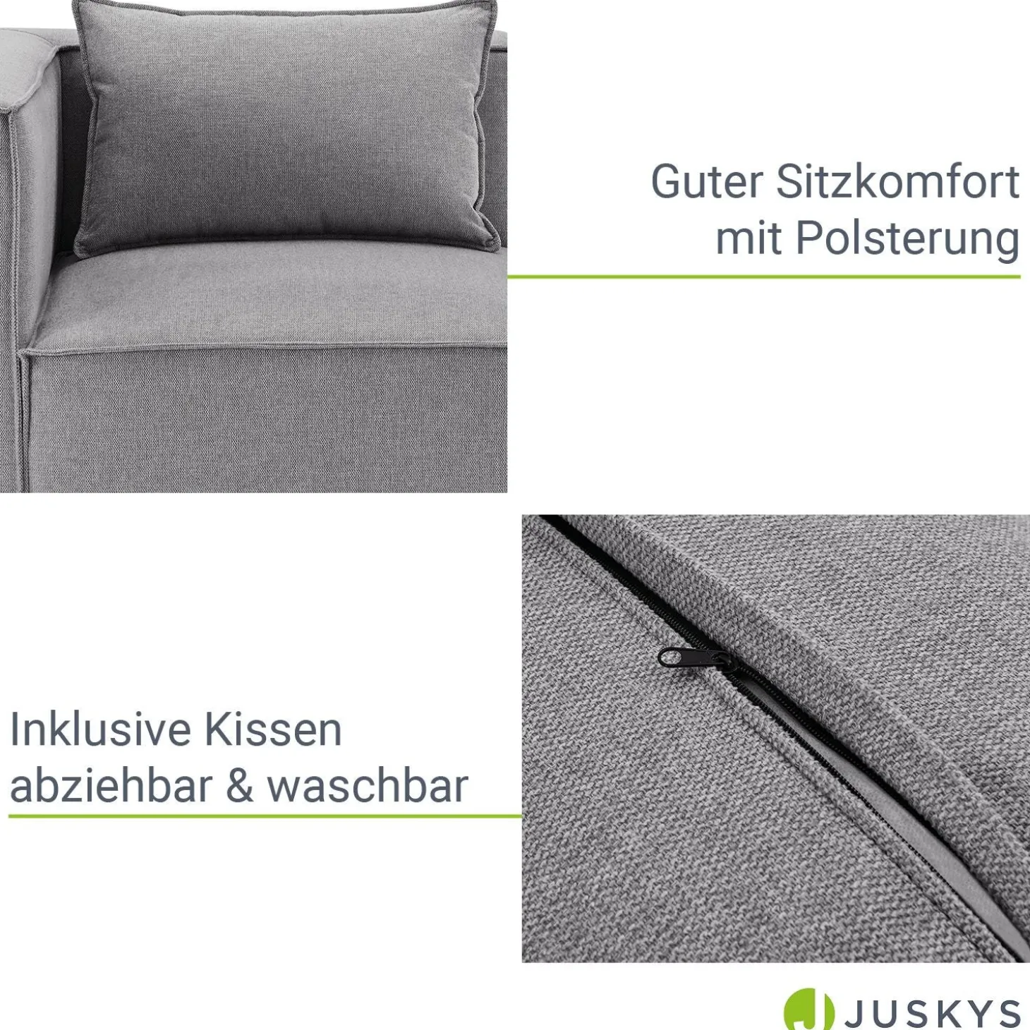 Modulares Sofa Domas L - 3 Sitzer