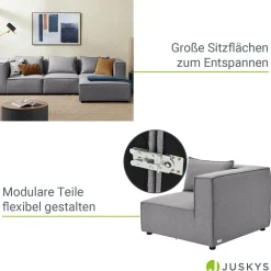 Modulares Sofa Domas L - 3 Sitzer