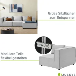 Modulares Sofa Domas L - 3 Sitzer