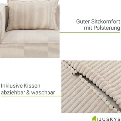 Modulares Sofa Domas S - 2 Sitzer