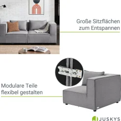 Modulares Sofa Domas S - 2 Sitzer