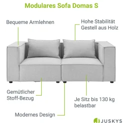 Modulares Sofa Domas S - 2 Sitzer