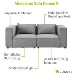 Modulares Sofa Domas S - 2 Sitzer