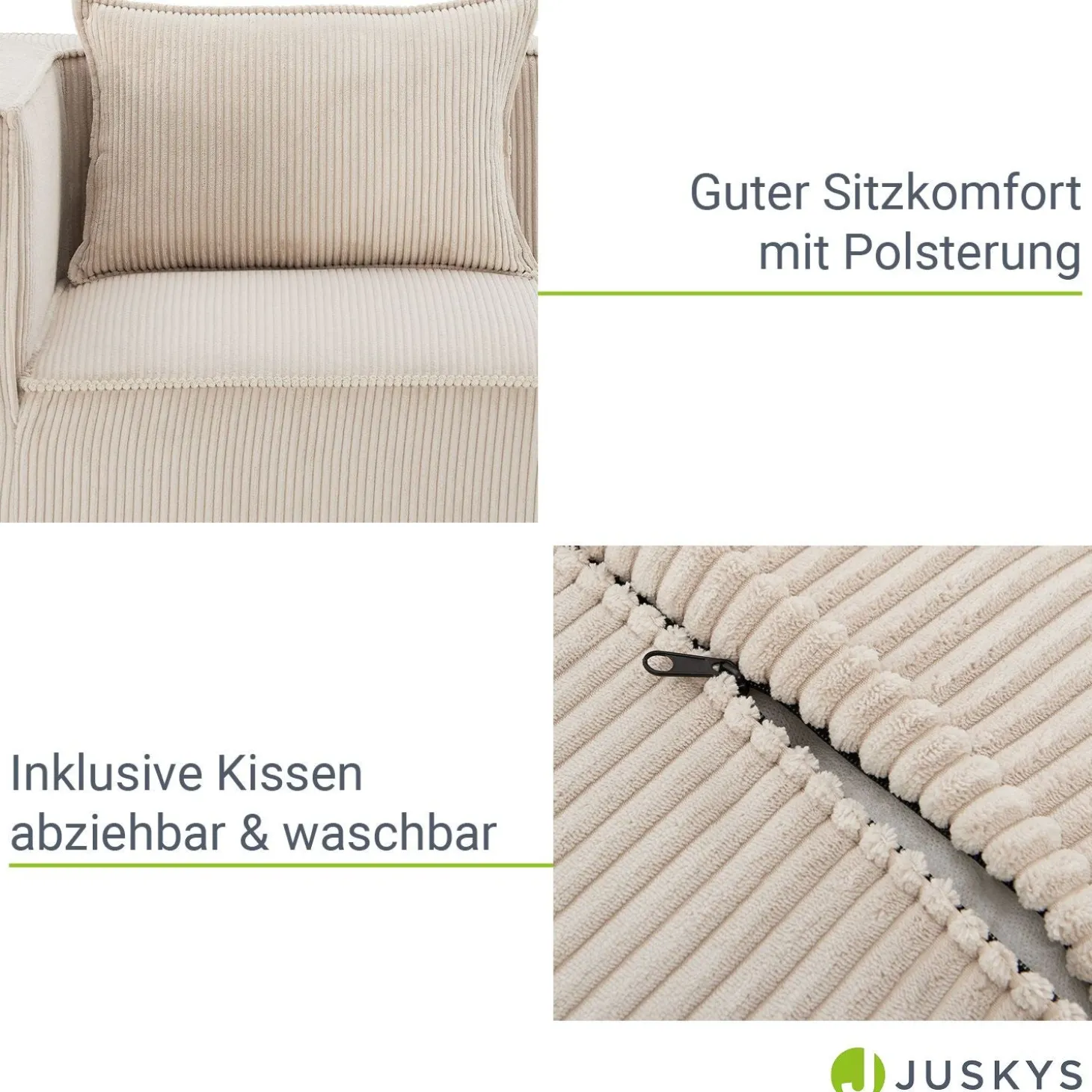 Modulares Sofa Domas - Variantenauswahl