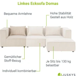 Modulares Sofa Domas - Variantenauswahl