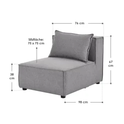 Modulares Sofa Domas - Variantenauswahl