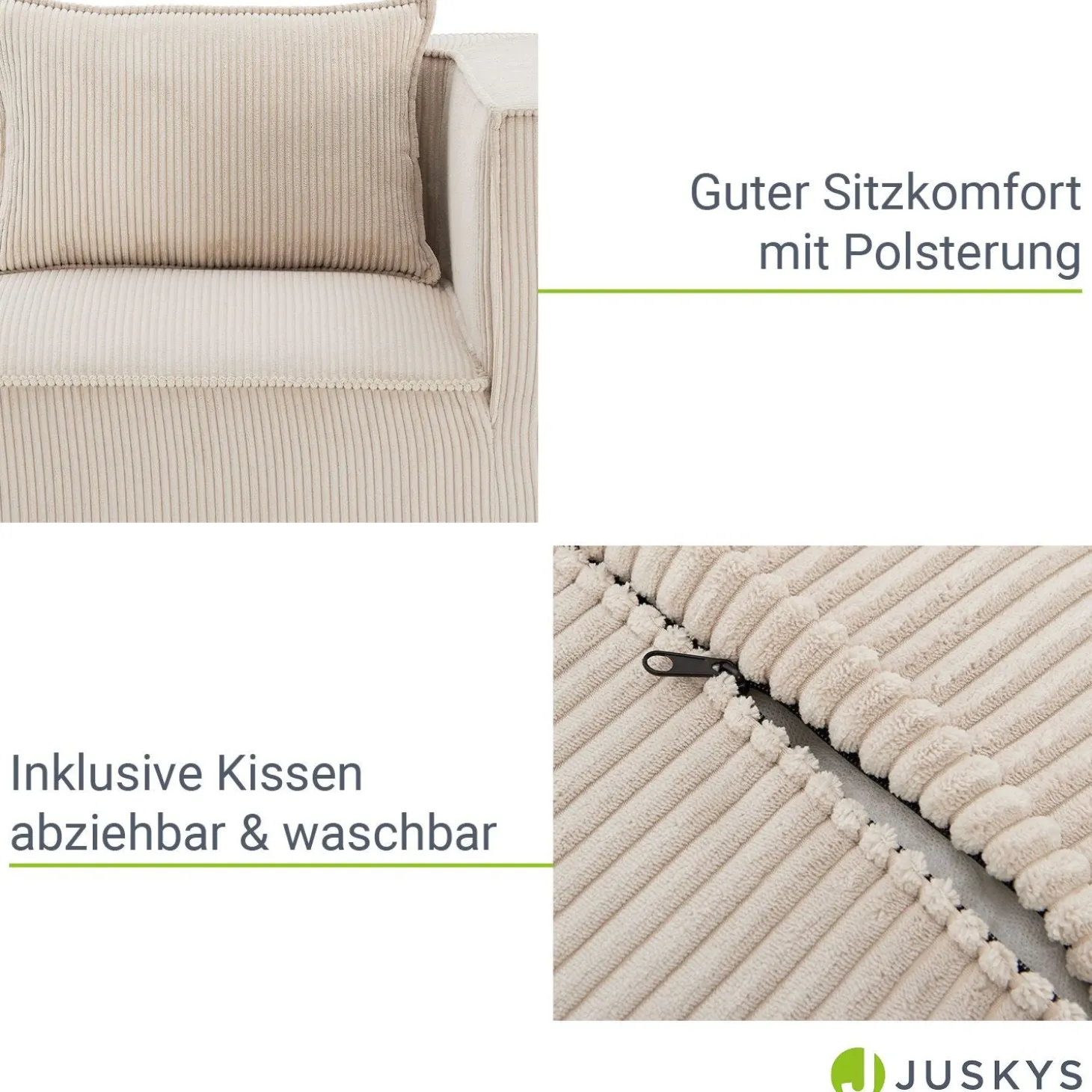 Modulares Sofa Domas - Variantenauswahl