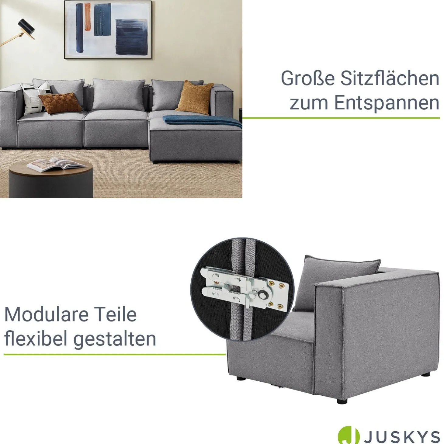 Modulares Sofa Domas - Variantenauswahl