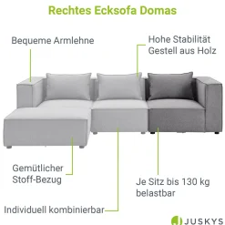 Modulares Sofa Domas - Variantenauswahl