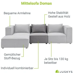 Modulares Sofa Domas - Variantenauswahl