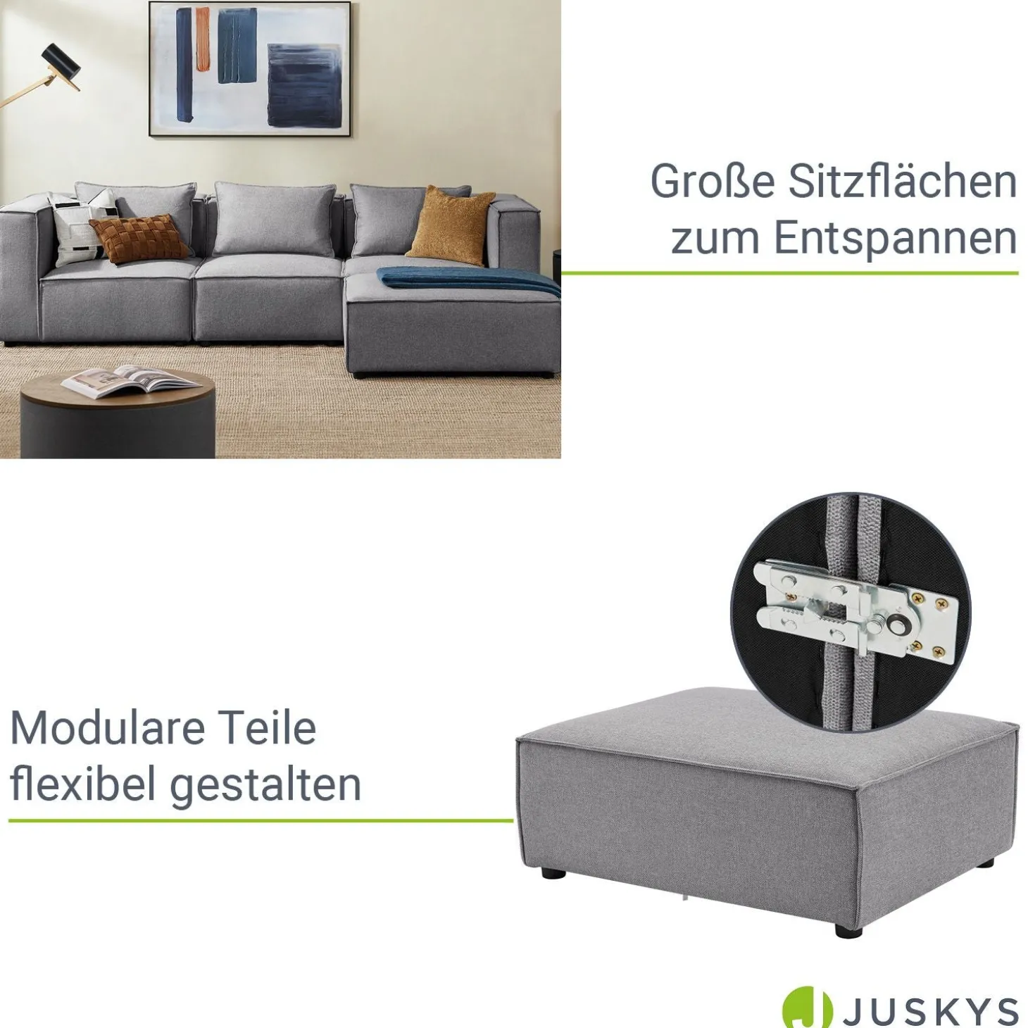 Modulares Sofa Domas - Variantenauswahl