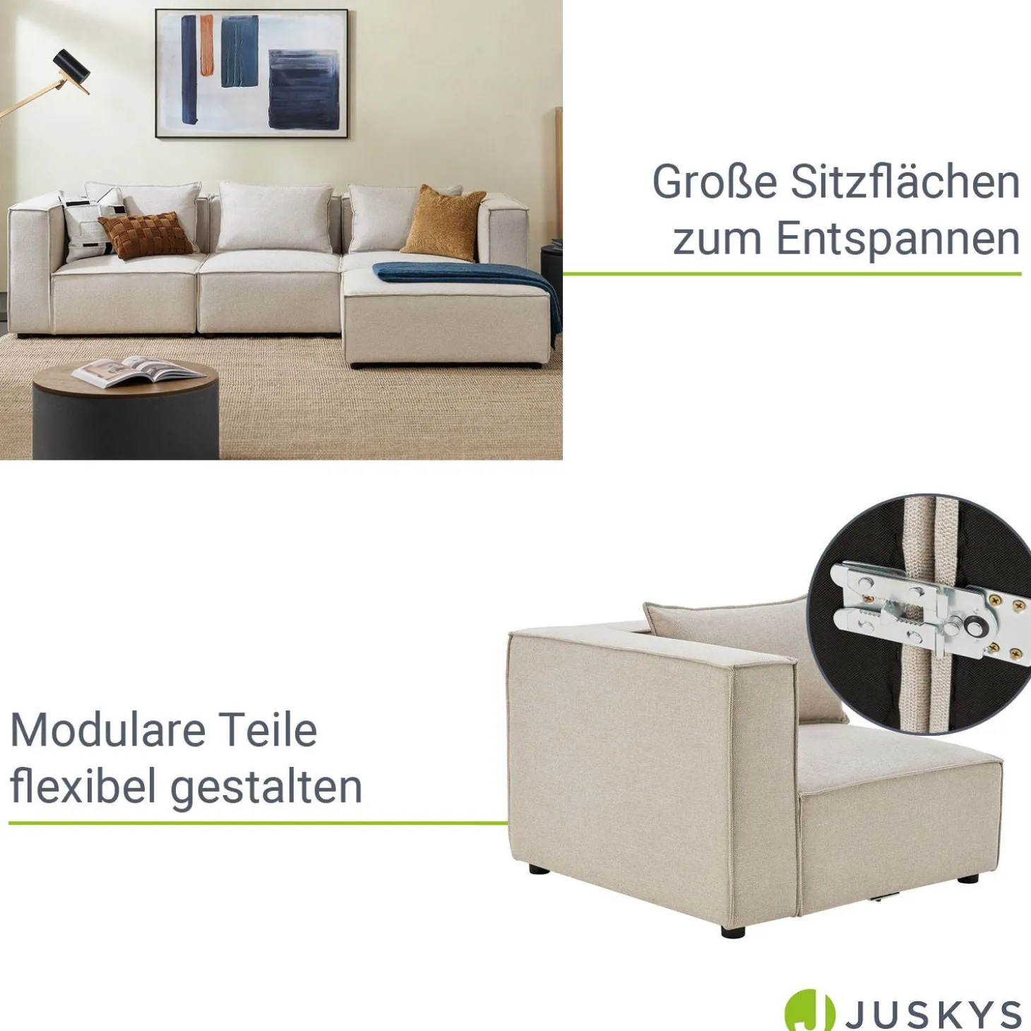 Modulares Sofa Domas - Variantenauswahl