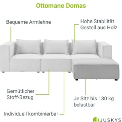 Modulares Sofa Domas - Variantenauswahl