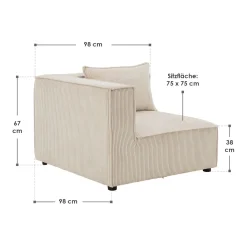 Modulares Sofa Domas - Variantenauswahl