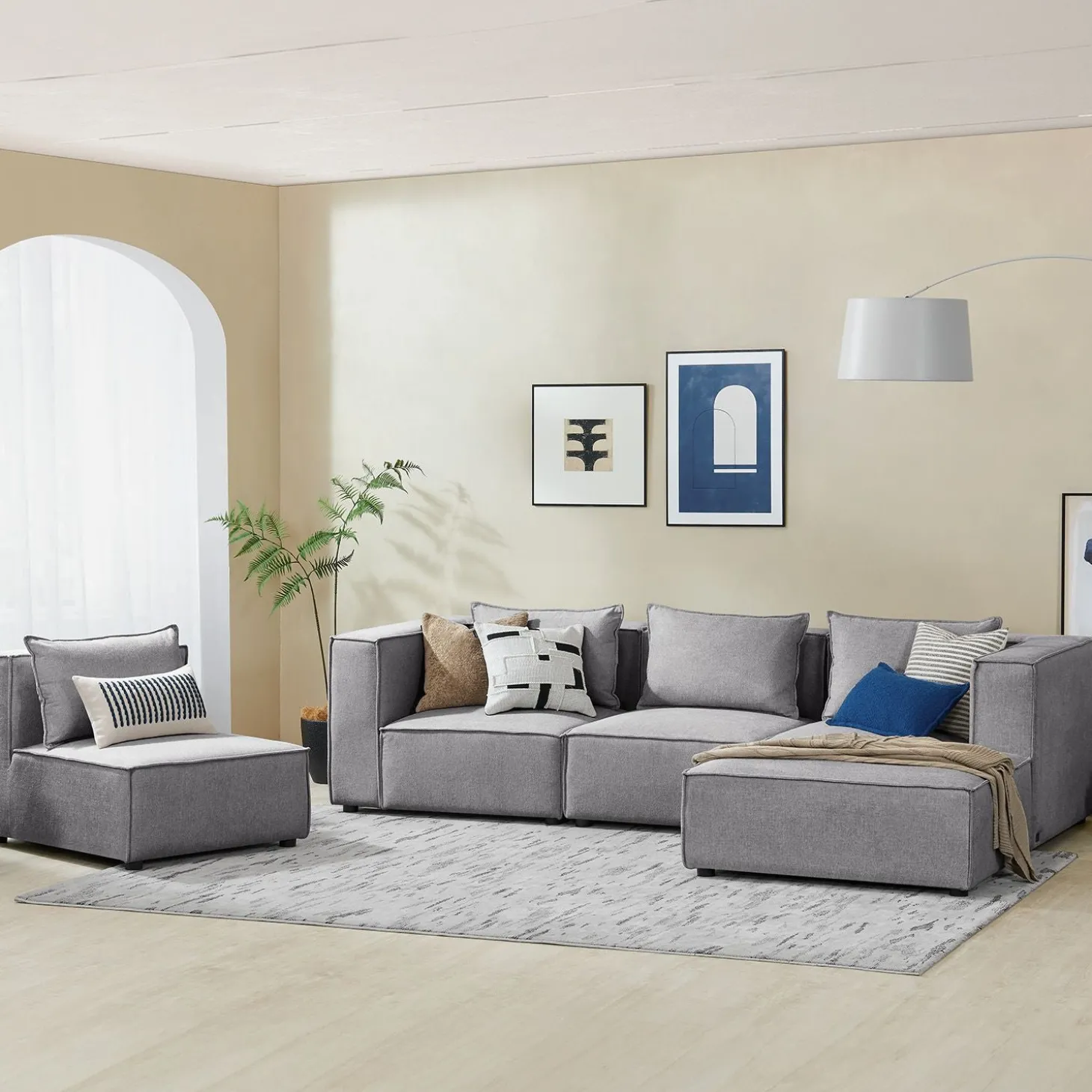 Modulares Sofa Domas XL - 4 Sitzer