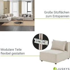 Modulares Sofa Domas XXL - Wohnlandschaft