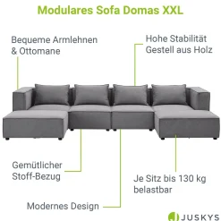 Modulares Sofa Domas XXL - Wohnlandschaft
