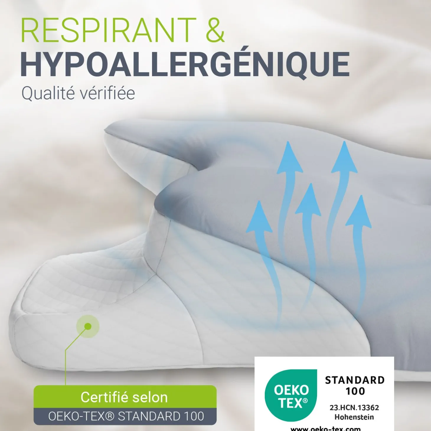 Nackenkissen orthopädisch aus Memory Foam