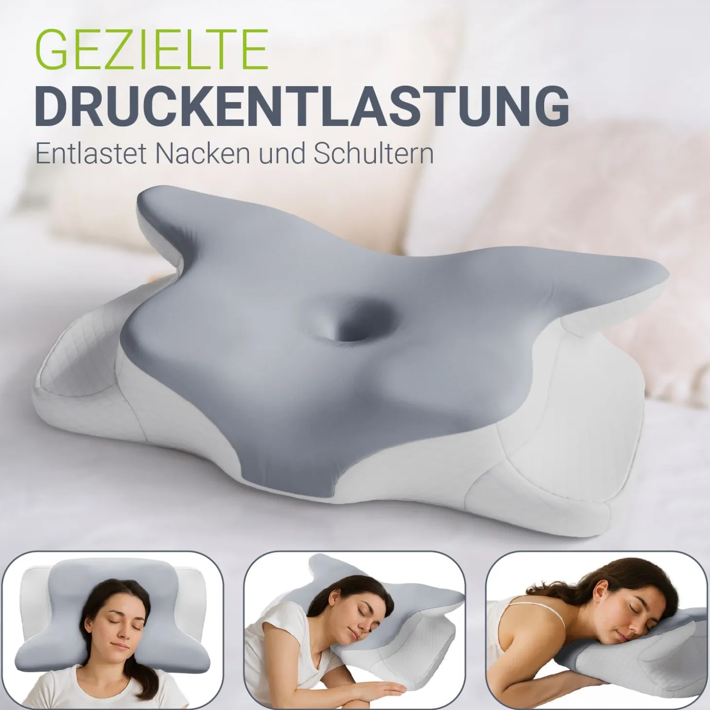 Nackenkissen orthopädisch aus Memory Foam