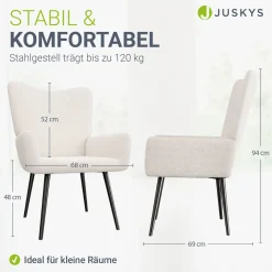 Ohrensessel mit optionalem Hocker Odense